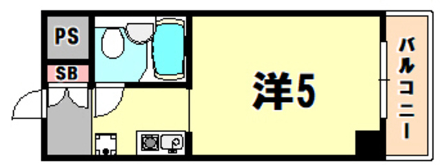 ライオンズマンション三宮の間取り