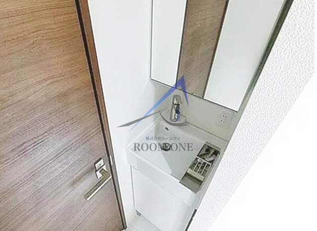 洗面設備　洗面台です。