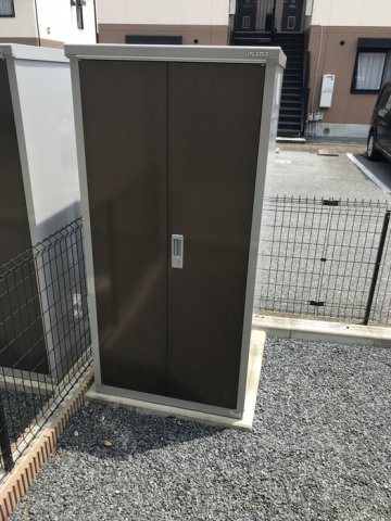 庭　専用庭に外部物置