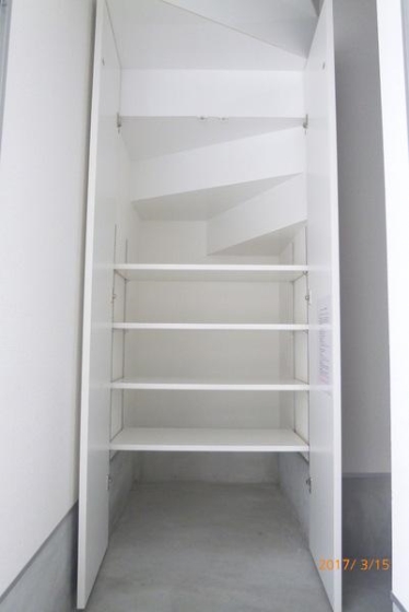 収納　収納があります