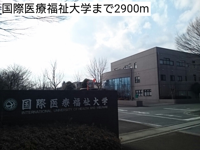 大学・短大　国際医療福祉大学（大学・短大）まで2900m