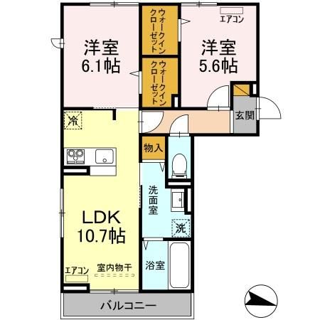 Kroneの間取り写真