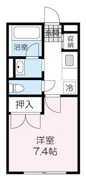 ロイヤルヒルズ泉中央III 402の間取り写真
