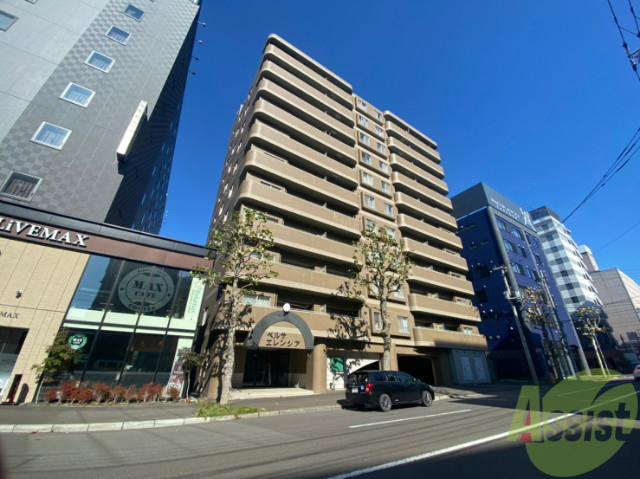 建物外観　札幌市中央区南７条西「ベルサエレンシア」