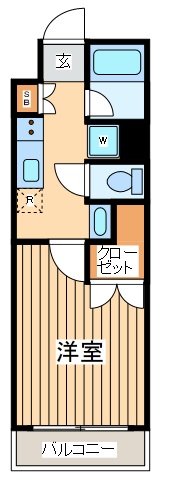 エクセリア二子多摩川2の間取り写真