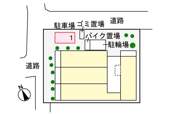 駐車場　駐車場です