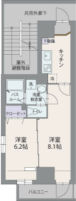 セルビシオの間取り