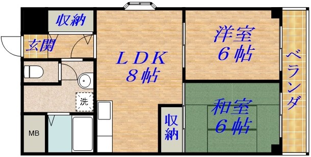 グリーンプラザの間取り