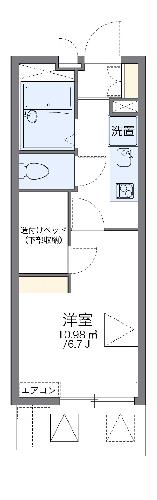 レオパレスリフレ琴平の間取り