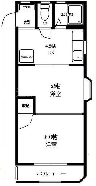 シャローゼの間取り