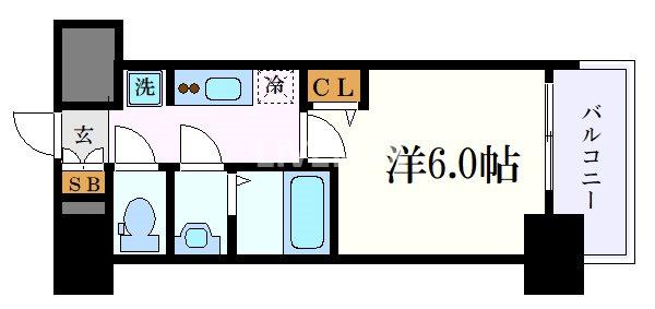 メイクス今池PRIMEの間取り