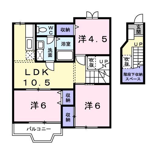 サニーハイツの間取り