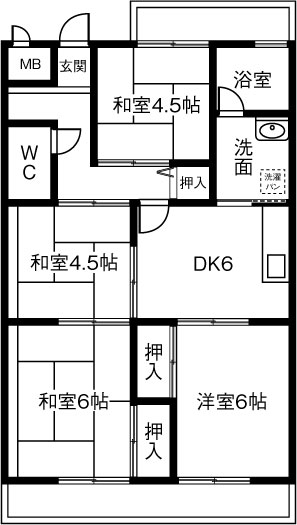 小崎ビルの間取り