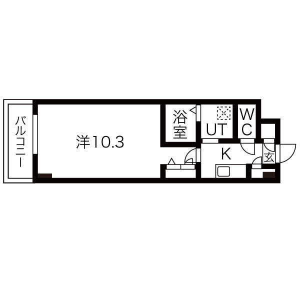 名古屋市守山区金屋のマンションの間取り