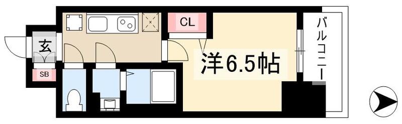 プレサンス伏見アーバンベースの間取り