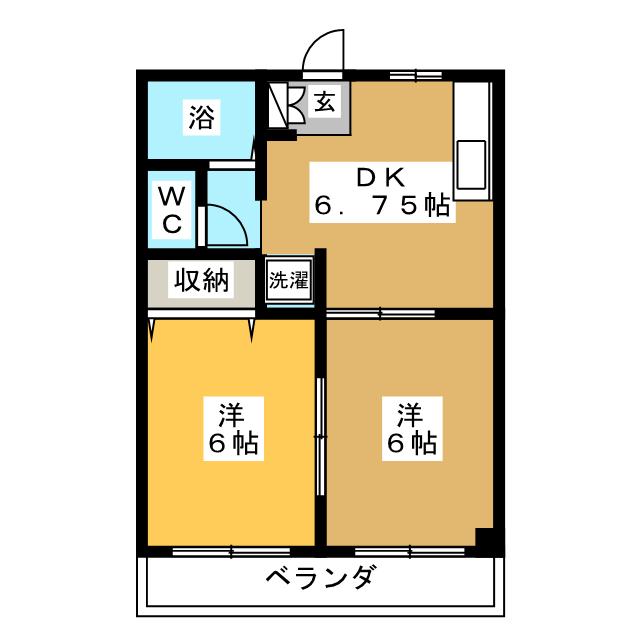 パークサイドマンションの間取り