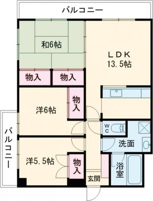 パインパレスの間取り