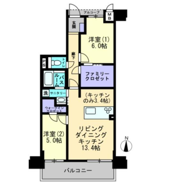 【アルファスマート生石の間取り】