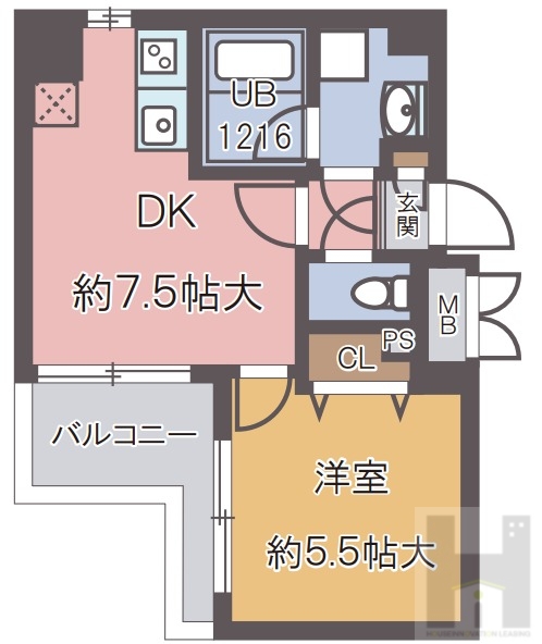 グランジュテ住吉の間取り