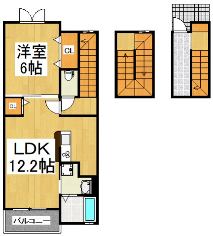 ラテル元町の間取り