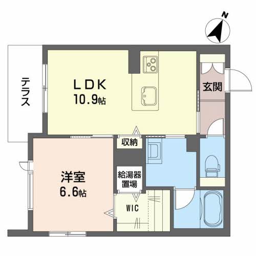 トゥールモンド　ルポの間取り