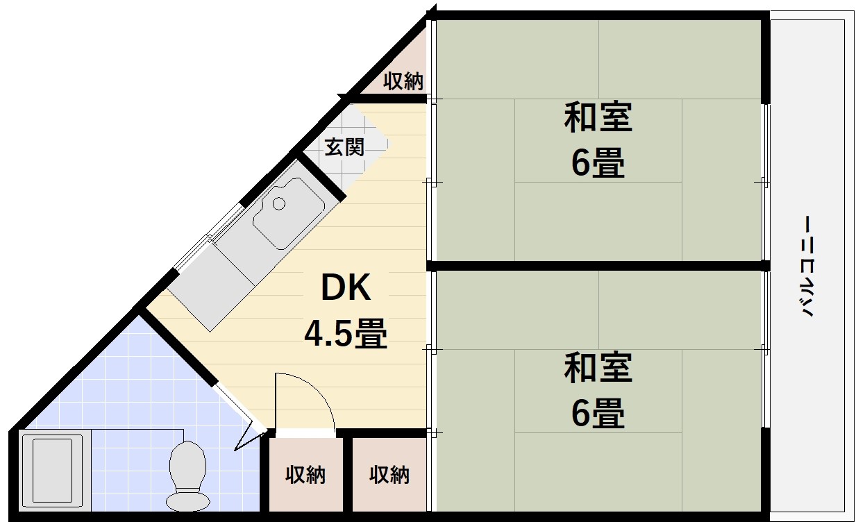 倉敷昭和ビルの間取り