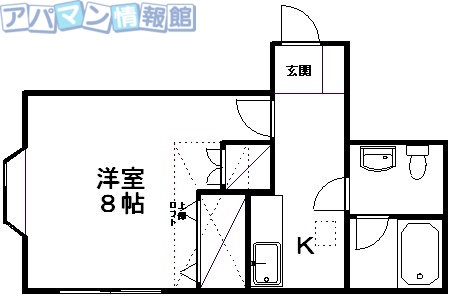 メゾンド・プルネールＣの間取り