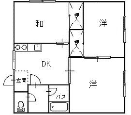 パレスイチカワの間取り