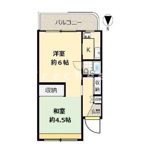 目黒区緑が丘のマンションの間取り