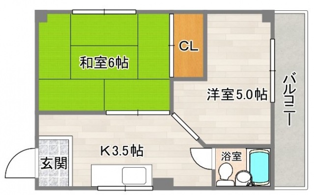 村上ビルサンハイツの間取り