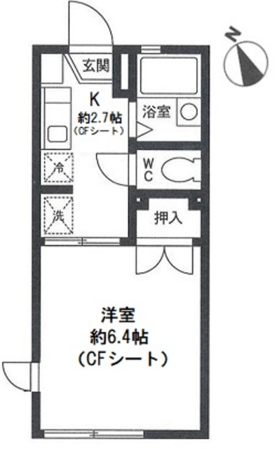 クレール日吉の間取り