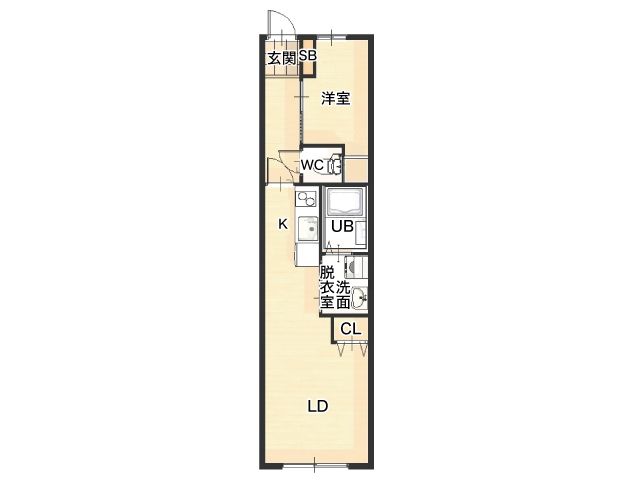 マンションサンシャインの間取り