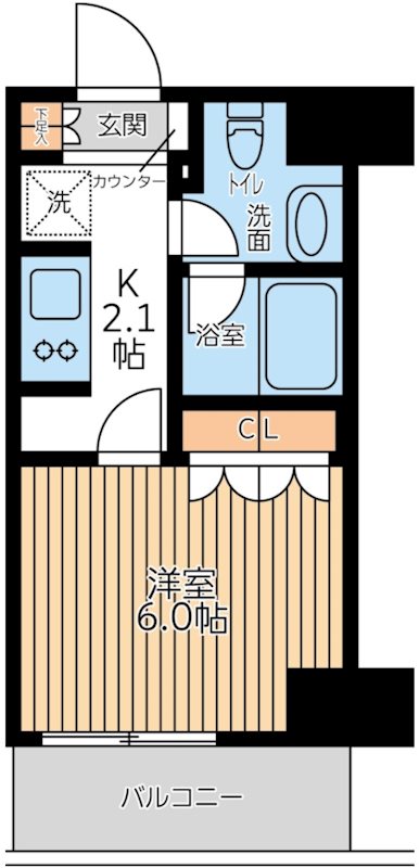 City Lux Tobeの間取り