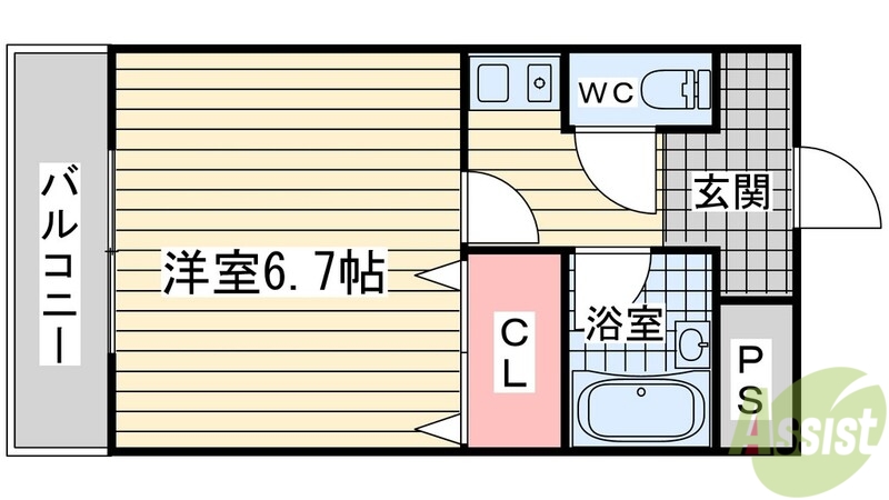 シティライフ服部の間取り