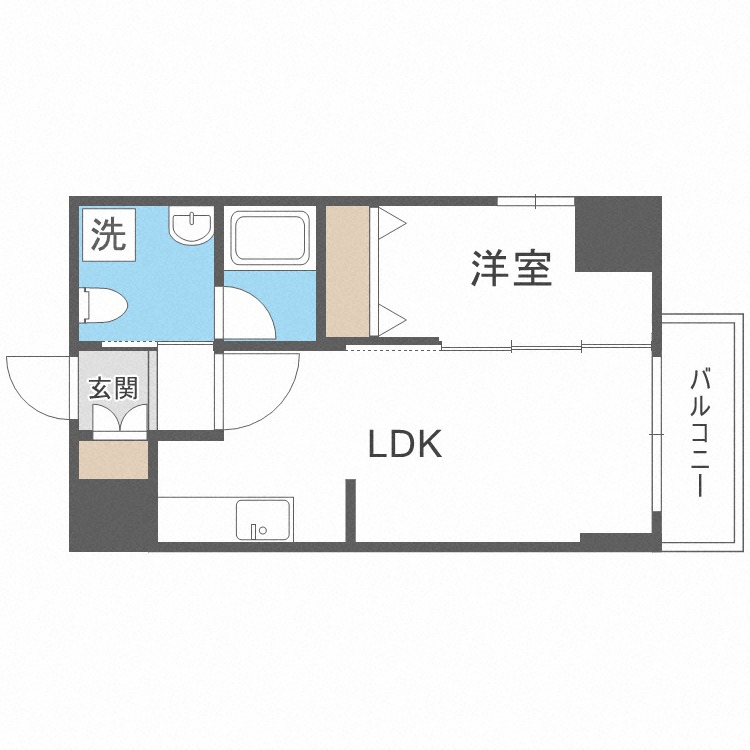 シティコート北１条の間取り