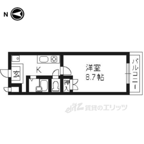 クローバー３６の間取り