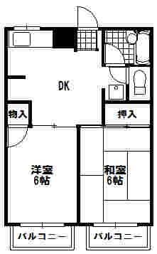 メゾン秀華の間取り