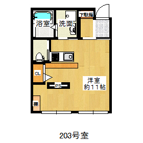 鈴木コーポの間取り