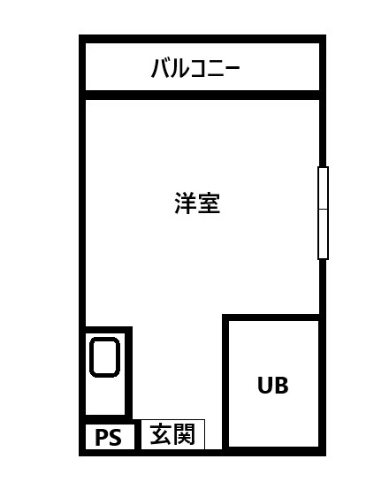 尼崎市西御園町のマンションの間取り