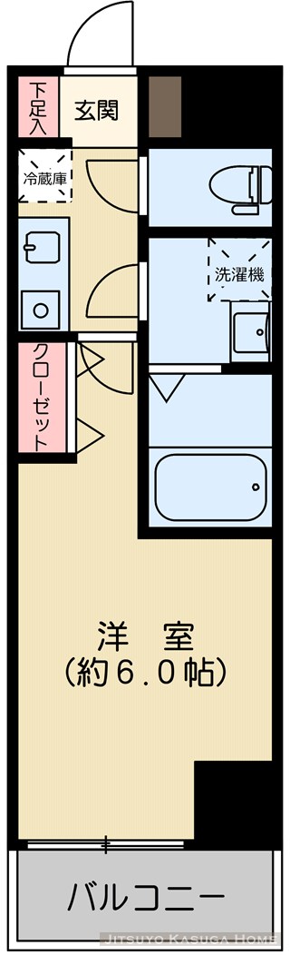 シエル白山A館の間取り