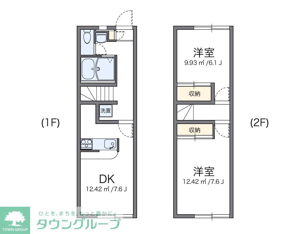 レオパレスマノワールの間取り