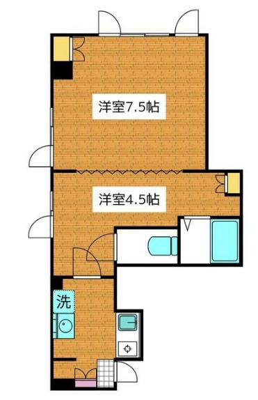 市川市市川南のマンションの間取り