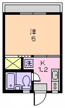 カーサ田口の間取り