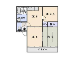 たつの市揖保川町黍田のアパートの間取り