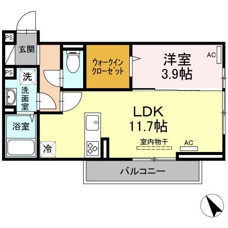 ブランネージュ下松の間取り