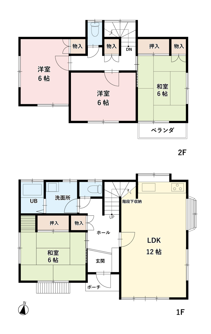 マンション豊四季の間取り写真