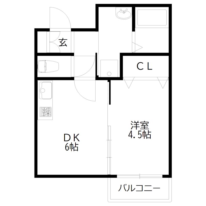 K-TSUCHIYAMAの間取り