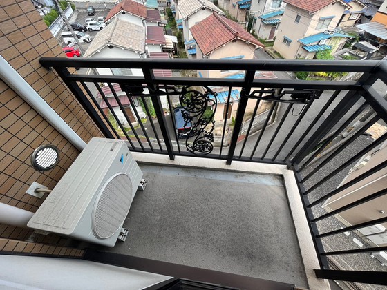 バルコニー　※別部屋の写真です