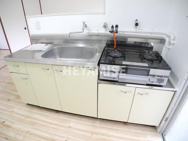 キッチン　ガスコンロはオプション商品です。