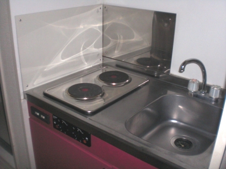 キッチン　電気コンロ2口
